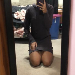 Long sleeve sweater dress